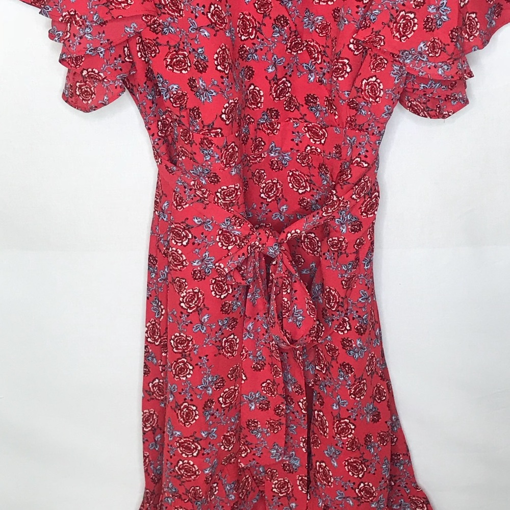Jack by BB Dakota Friendly Fire wrap dress New 2 - Picture 7 of 8